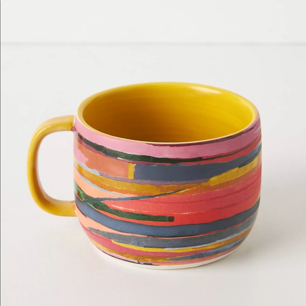 Anthropologie BRAND NEW, Carolyn Gavin Parterre Mug